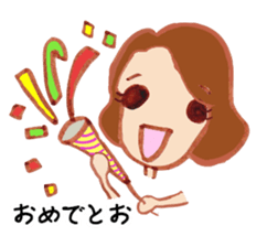 Nice Kansai girl sticker #8400699