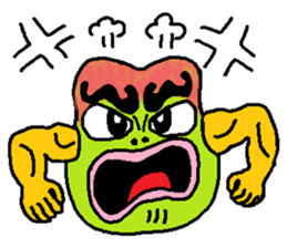 Broad bean man sticker #8400717
