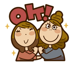 Stickers of UNABARA Yasuyo&Tomoko sticker #8401032