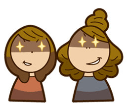 Stickers of UNABARA Yasuyo&Tomoko sticker #8401046