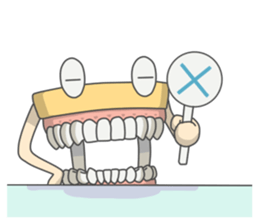 Gakumokkun of dental cast2 sticker #8401073