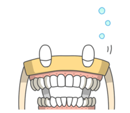 Gakumokkun of dental cast2 sticker #8401096