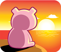 Drama Pink Bear sticker #8401218