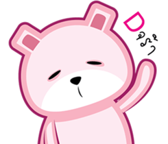 Drama Pink Bear sticker #8401220