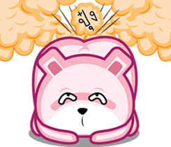 Drama Pink Bear sticker #8401227