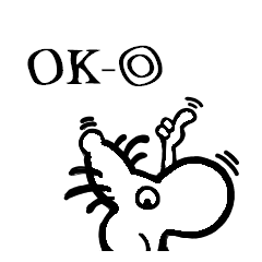 A mausu and a rabbit