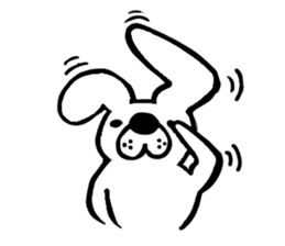 A mausu and a rabbit sticker #8401392