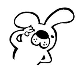 A mausu and a rabbit sticker #8401402