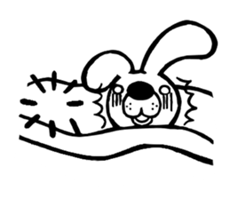 A mausu and a rabbit sticker #8401407