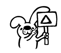 A mausu and a rabbit sticker #8401411