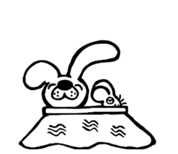 A mausu and a rabbit sticker #8401412