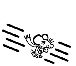 A mausu and a rabbit sticker #8401420