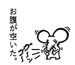 A mausu and a rabbit sticker #8401421