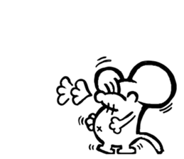 A mausu and a rabbit sticker #8401424