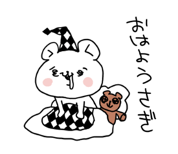 The pretty bear KUMATAN. sticker #8401636
