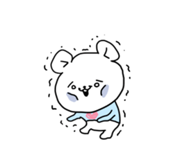 The pretty bear KUMATAN. sticker #8401649