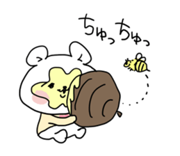 The pretty bear KUMATAN. sticker #8401663