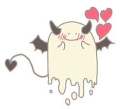 Sweets ghost halloween sticker #8401824