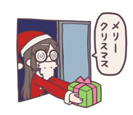 Reaction Girl! -Christmas ver.- sticker #8402237