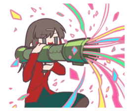 Reaction Girl! -Christmas ver.- sticker #8402243