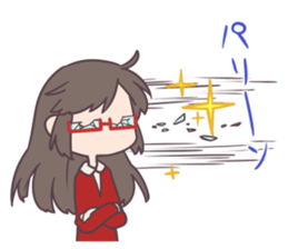 Reaction Girl! -Christmas ver.- sticker #8402247