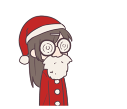 Reaction Girl! -Christmas ver.- sticker #8402256