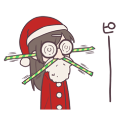 Reaction Girl! -Christmas ver.- sticker #8402257