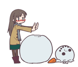 Reaction Girl! -Christmas ver.- sticker #8402261