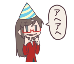 Reaction Girl! -Christmas ver.- sticker #8402263