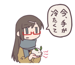 Reaction Girl! -Christmas ver.- sticker #8402266