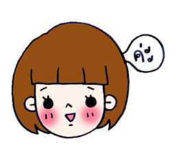 girl says sticker #8402389