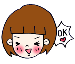 girl says sticker #8402391