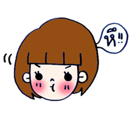 girl says sticker #8402394