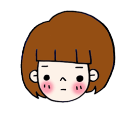 girl says sticker #8402400