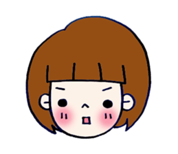 girl says sticker #8402401