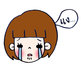 girl says sticker #8402421