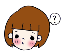 girl says sticker #8402422