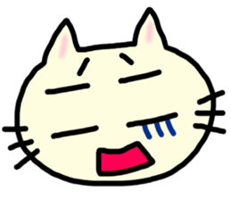 I am in trouble, and a face stands sticker #8402604