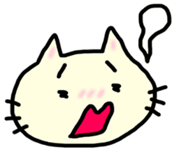 I am in trouble, and a face stands sticker #8402607