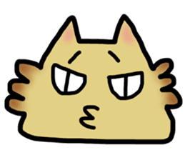 I am in trouble, and a face stands sticker #8402609