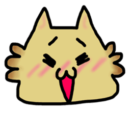 I am in trouble, and a face stands sticker #8402611