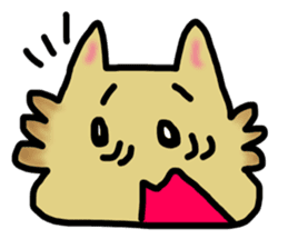 I am in trouble, and a face stands sticker #8402613