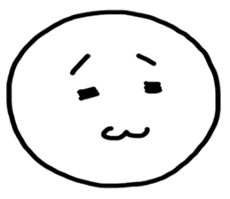 I am in trouble, and a face stands sticker #8402618