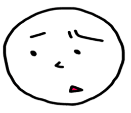 I am in trouble, and a face stands sticker #8402619