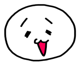 I am in trouble, and a face stands sticker #8402620