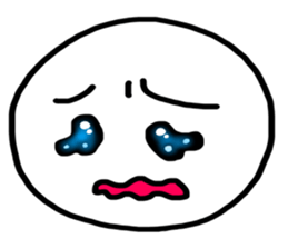 I am in trouble, and a face stands sticker #8402621