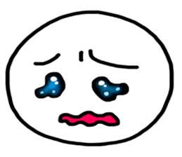 I am in trouble, and a face stands sticker #8402621