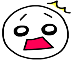 I am in trouble, and a face stands sticker #8402622