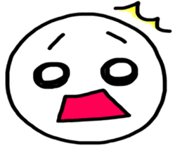 I am in trouble, and a face stands sticker #8402622