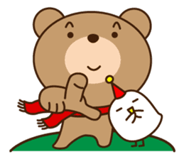 The haunt Bear in Osaka of Japan sticker #8403002